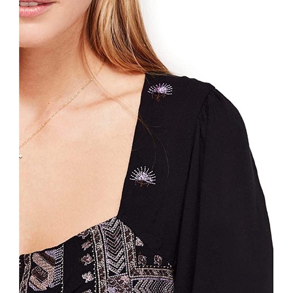 New free people Rhiannon Embroidered mini - Picture 4 of 13